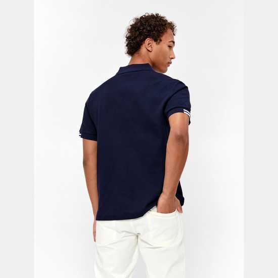 Aigle The Dry-fast Polo Shirts Men Navy ZA-43579